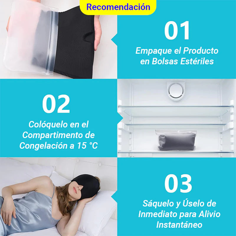 Gorro en Gel terapéutico, Alivio Instantáneo para los dolores de cabeza💆 OFERTA