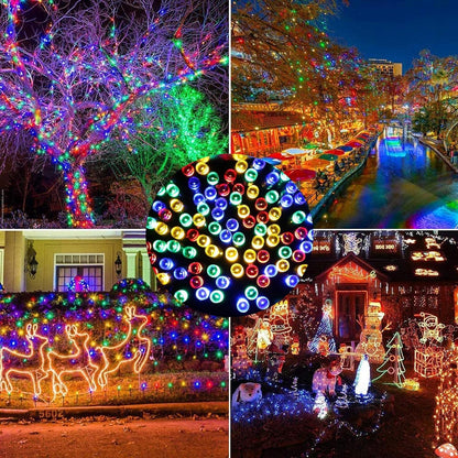 Luces solares Navideñas x 100 Leds 🎄 OFERTA ESPECIAL 🔥