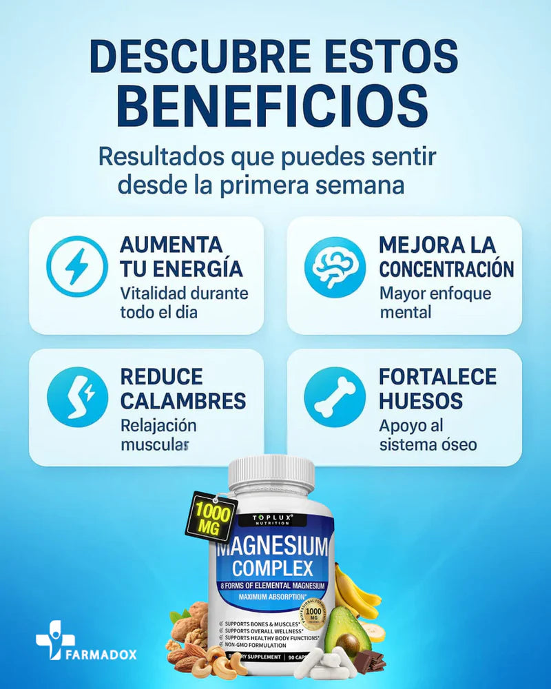 MAGNESIUM COMPLEX 8 EN 1 ORIGINAL ✨SUPER OFERTA