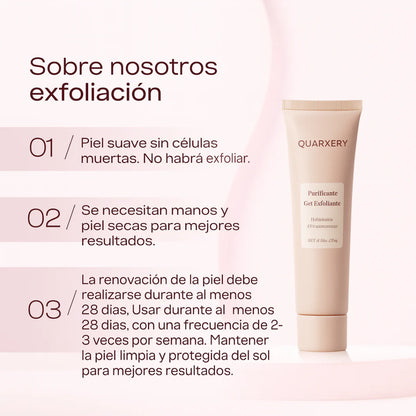 GEL EXFOLIANTE ACLARADOR QUARXERY ORIGINAL 🔥OFERTA 😍